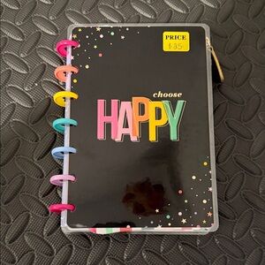The Happy Planner - Black with Multicolor Accents